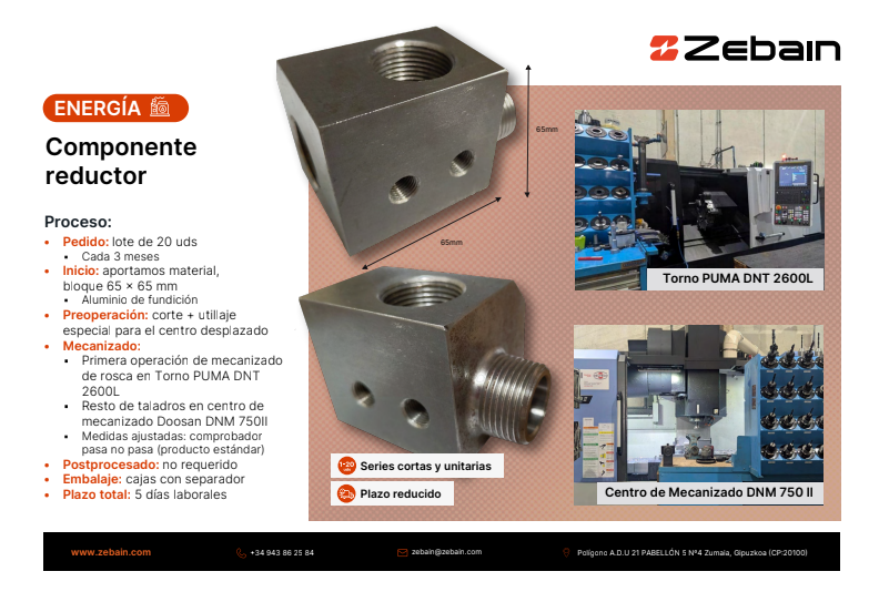 caso exito zebain componente reductor
